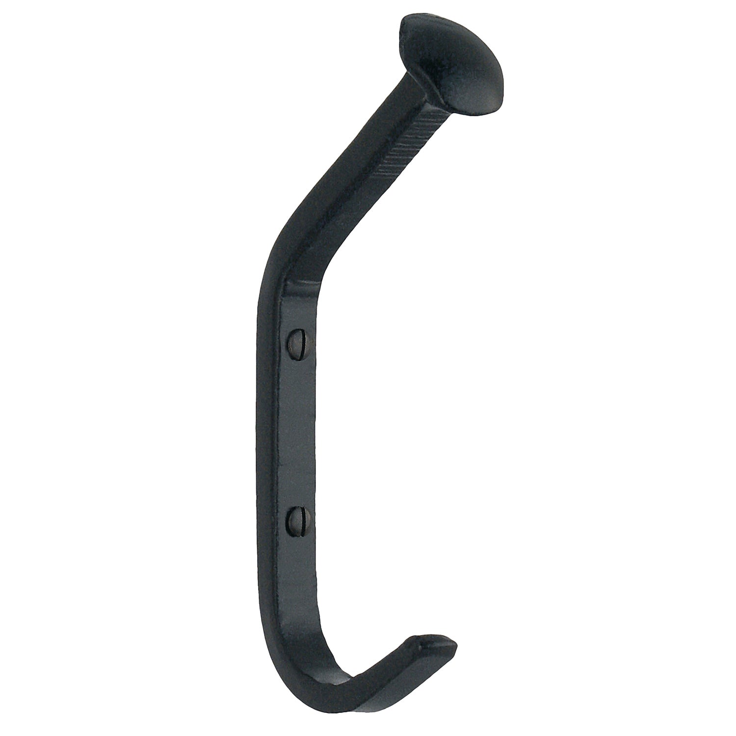 BESLAGSBODEN - Nail Hook, Black Wrought Iron, Height 130 mm