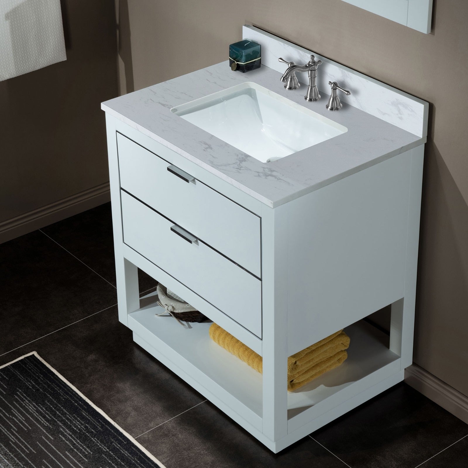 WOODBRIDGE Venice 30"x21"x33" Solid Wood Bath Vanities Side Cabinet