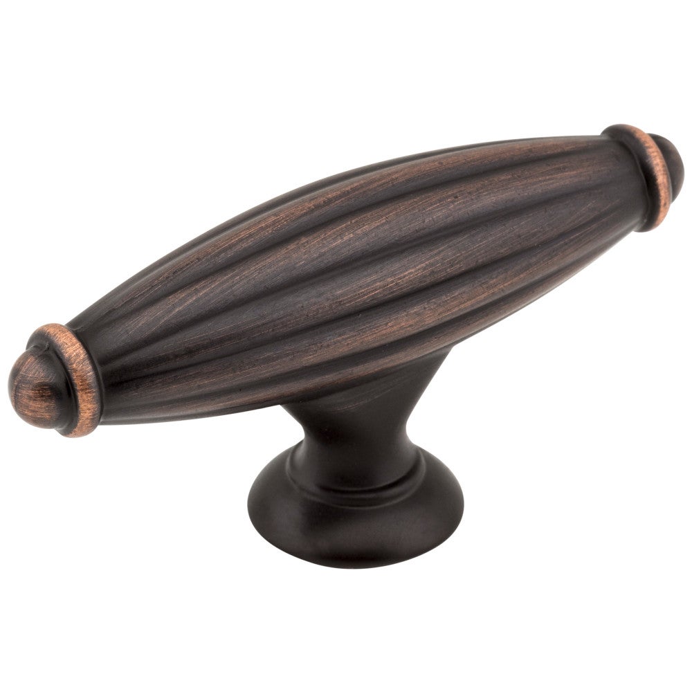 Hardware Resources 2-5/8" Brushed Oil Rubbed Bronze Glenmore Cabinet "T" Knob