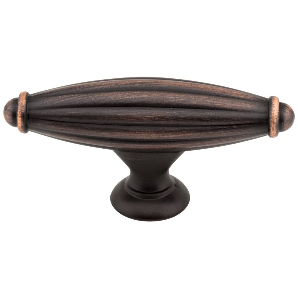 Hardware Resources 2-5/8" Brushed Oil Rubbed Bronze Glenmore Cabinet "T" Knob