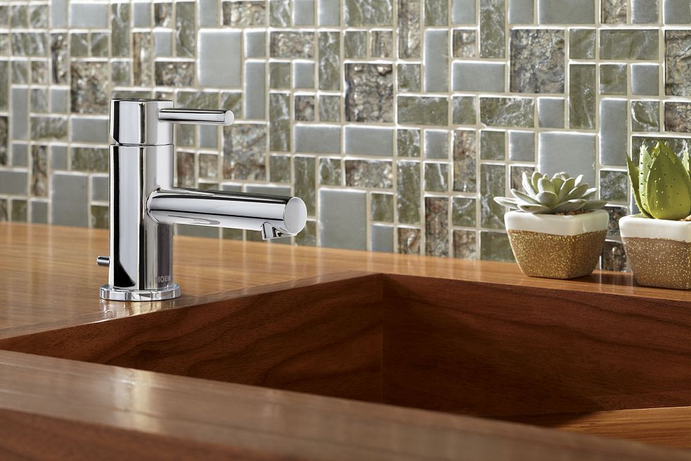 Align One-handle Low Profile Bathroom Sink Faucet