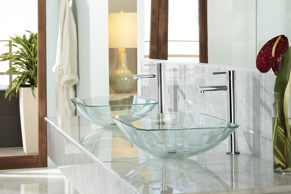 Align One-Handle High Arc Vessel Bathroom Faucet