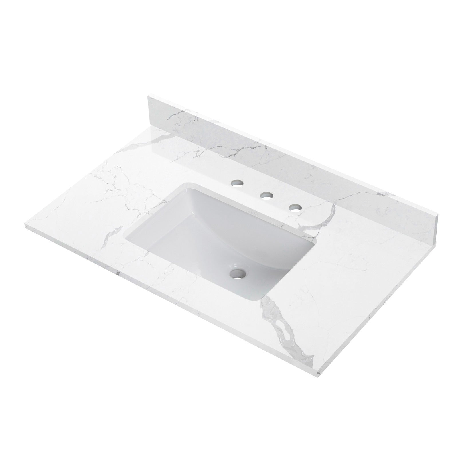 WOODBRIDGE 43" x22" Vanity Top with Single Under Mount Rectangle Bowl, FBVT4322-8