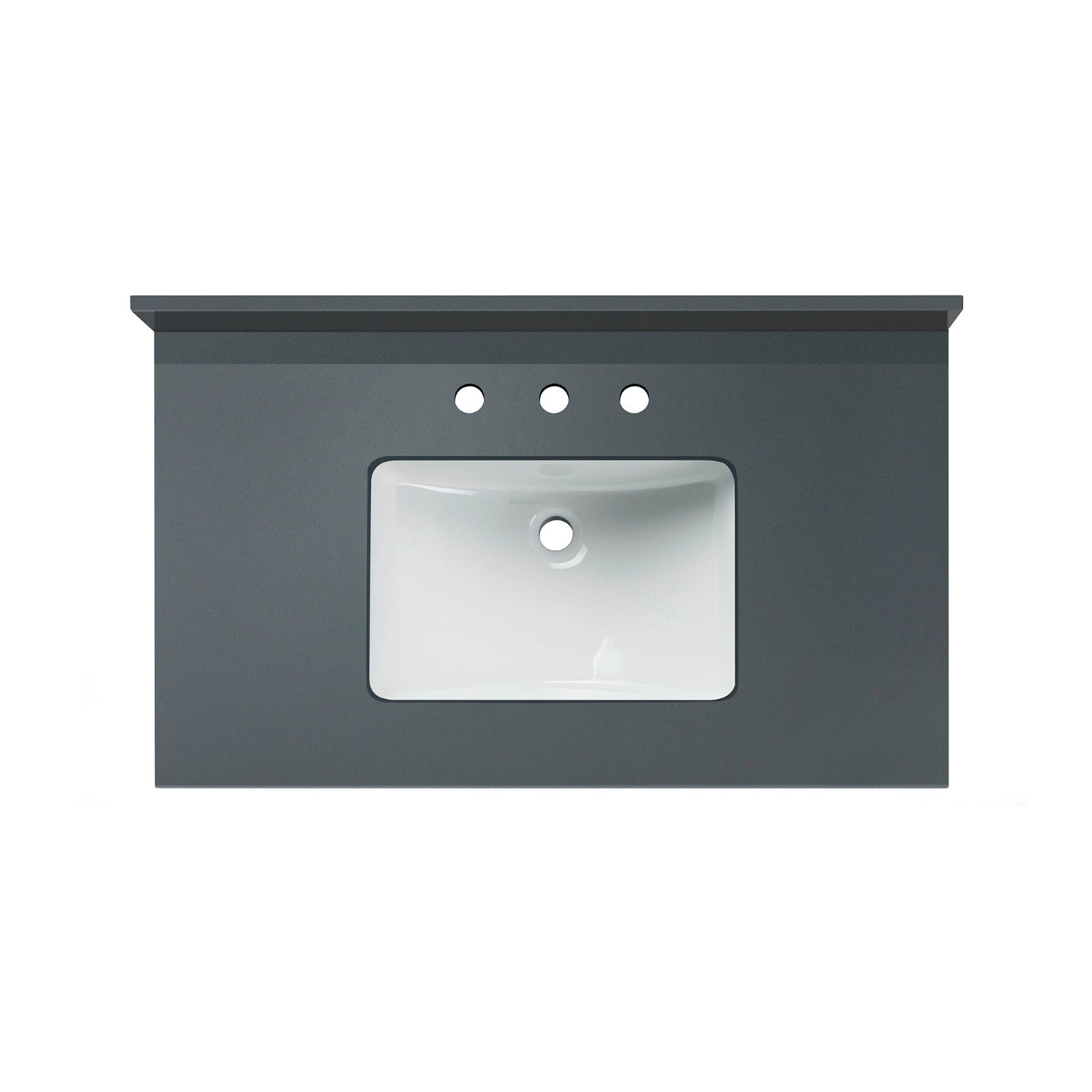 WOODBRIDGE 43" x22" Vanity Top with Single Under Mount Rectangle Bowl, DGVT4322-8