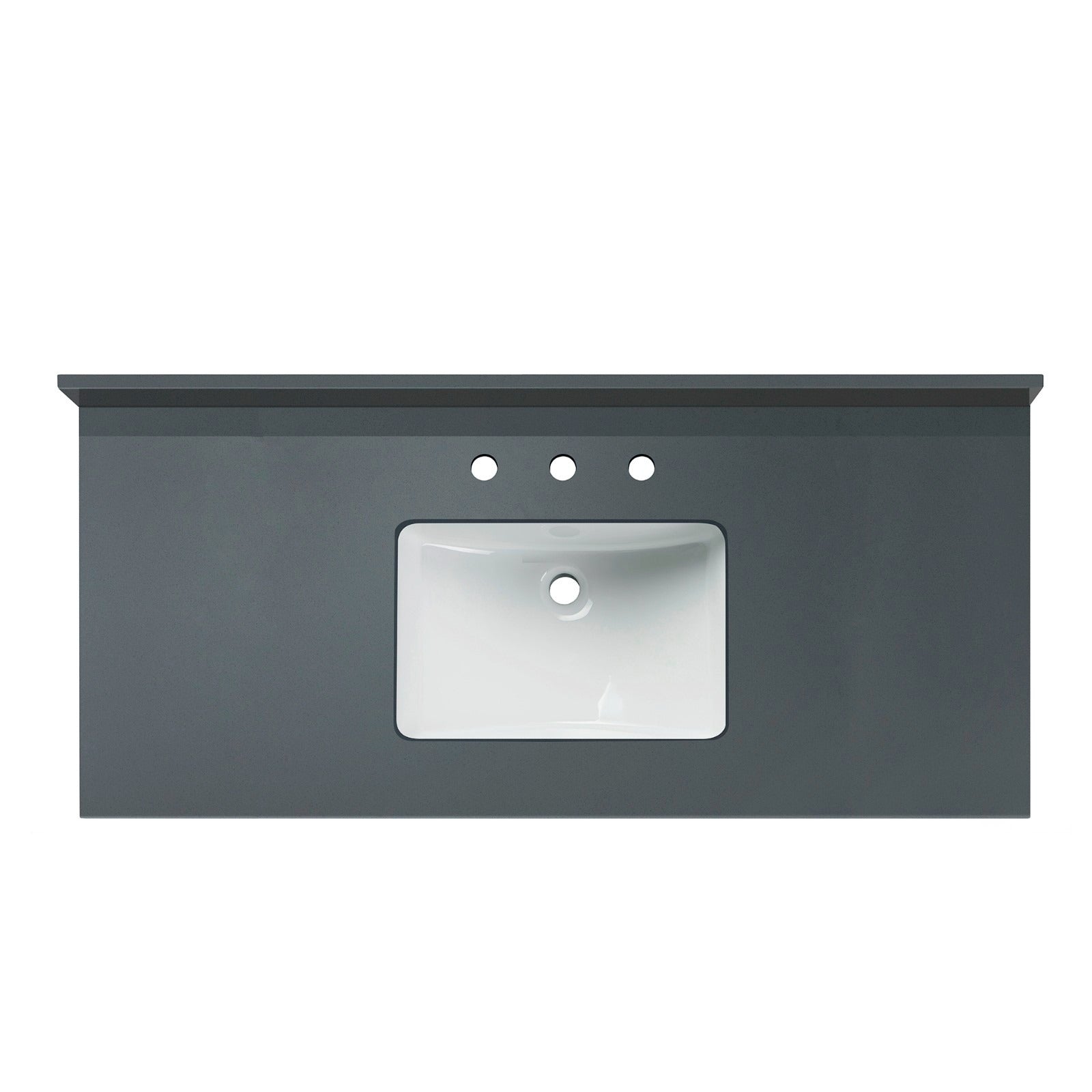 WOODBRIDGE 49"x22" Vanity Top with Single Under Mount Rectangle Bowl, DGVT4922-8