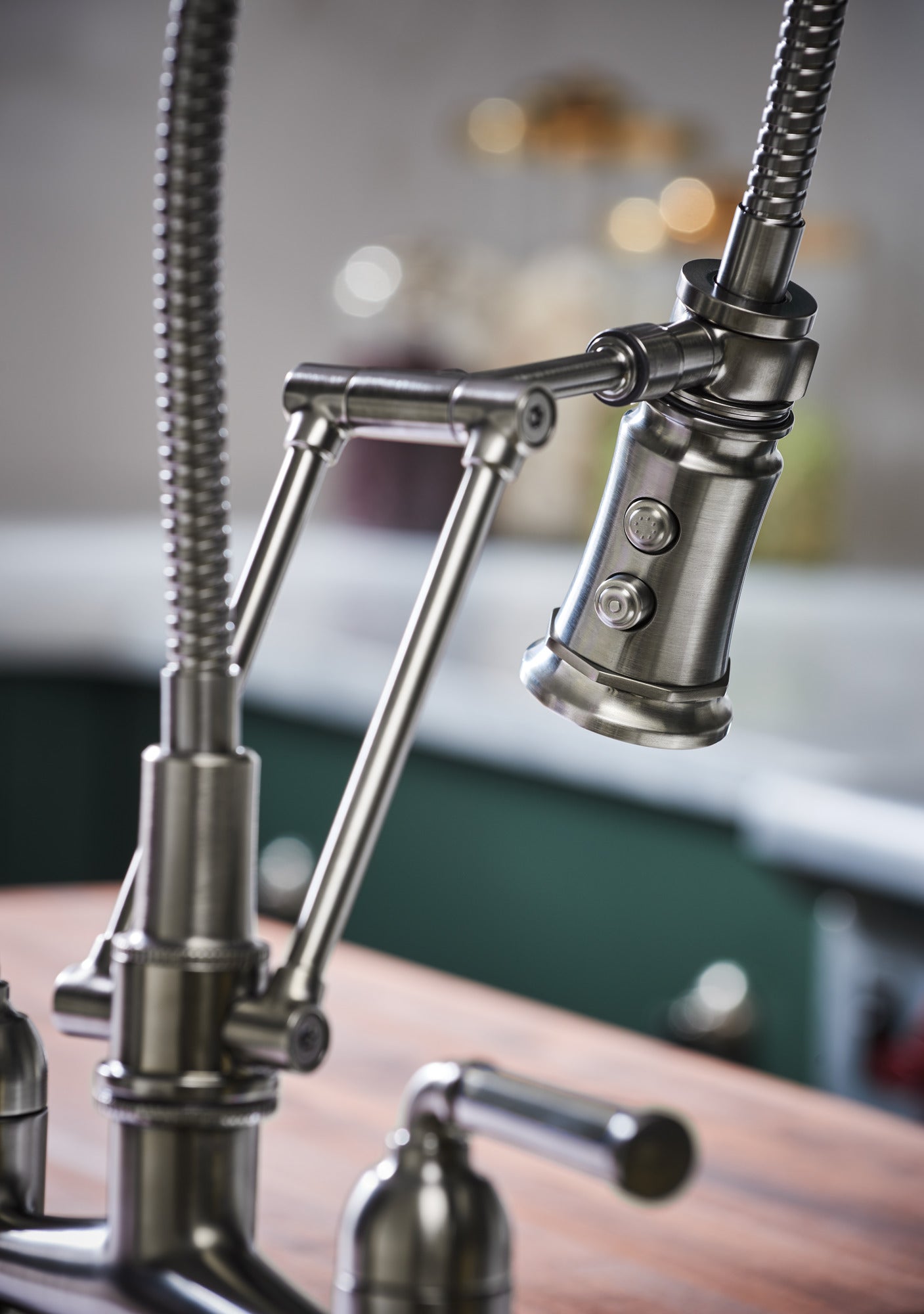 Brizo Rook® Articulating Bridge Faucet