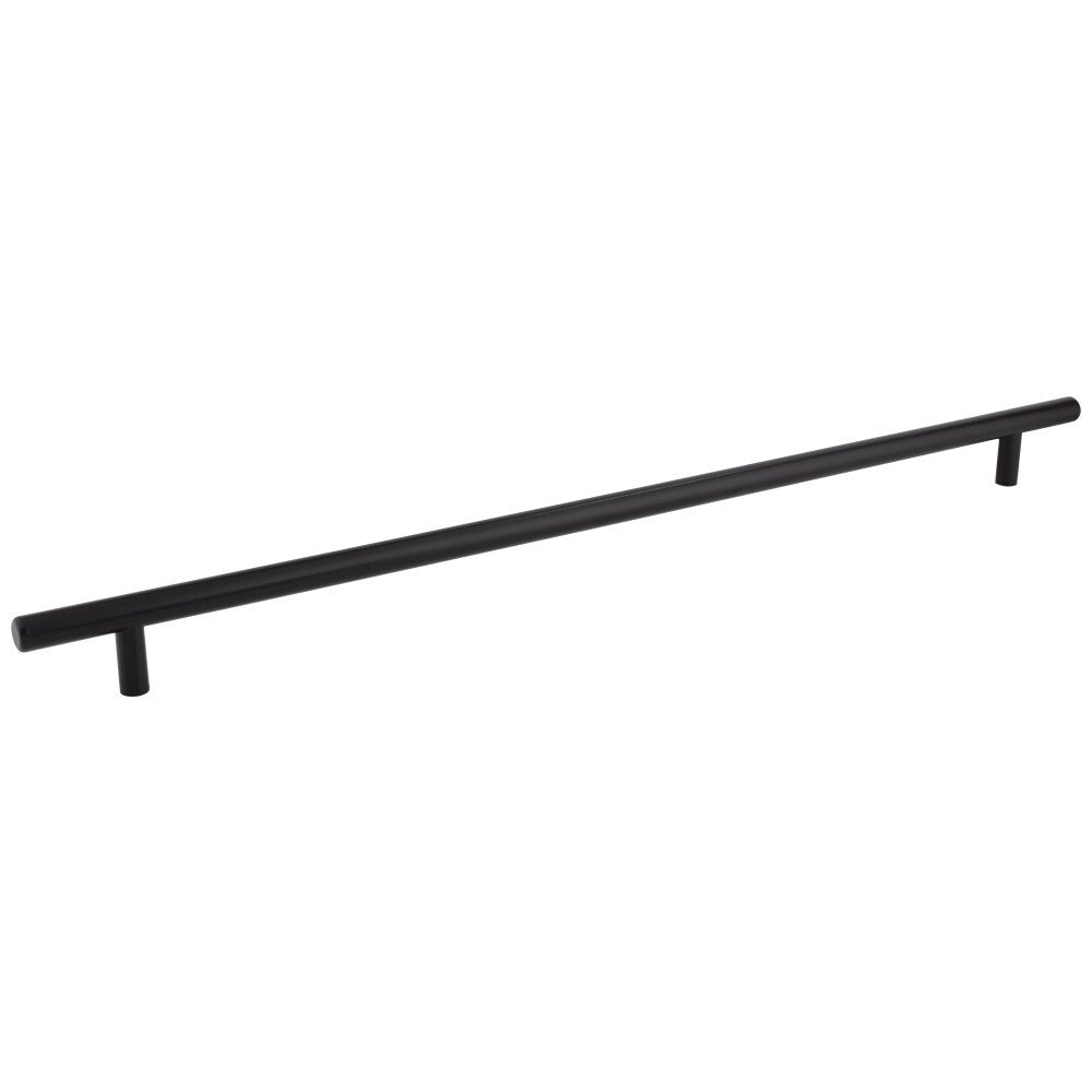Hardware Resources 96 mm Center-to-Center Hollow Matte Black Stainless Steel Naples Cabinet Bar Pull