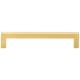 Hardware Resources 3" Center-to-Center Satin Nickel Square Stanton Cabinet Bar Pull
