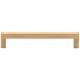 Hardware Resources 3" Center-to-Center Satin Nickel Square Stanton Cabinet Bar Pull