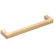Hardware Resources 3" Center-to-Center Satin Nickel Square Stanton Cabinet Bar Pull