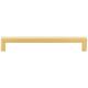 Hardware Resources 3" Center-to-Center Satin Nickel Square Stanton Cabinet Bar Pull