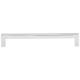 Hardware Resources 3" Center-to-Center Satin Nickel Square Stanton Cabinet Bar Pull