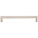 Hardware Resources 3" Center-to-Center Satin Nickel Square Stanton Cabinet Bar Pull