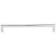 Hardware Resources 3" Center-to-Center Satin Nickel Square Stanton Cabinet Bar Pull