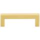 Hardware Resources 3" Center-to-Center Satin Nickel Square Stanton Cabinet Bar Pull