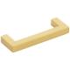 Hardware Resources 3" Center-to-Center Satin Nickel Square Stanton Cabinet Bar Pull