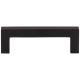 Hardware Resources 3" Center-to-Center Satin Nickel Square Stanton Cabinet Bar Pull