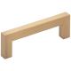 Hardware Resources 3" Center-to-Center Satin Nickel Square Stanton Cabinet Bar Pull