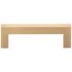 Hardware Resources 3" Center-to-Center Satin Nickel Square Stanton Cabinet Bar Pull