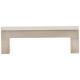 Hardware Resources 3" Center-to-Center Satin Nickel Square Stanton Cabinet Bar Pull
