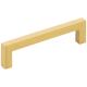 Hardware Resources 3" Center-to-Center Satin Nickel Square Stanton Cabinet Bar Pull