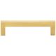 Hardware Resources 3" Center-to-Center Satin Nickel Square Stanton Cabinet Bar Pull