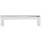 Hardware Resources 3" Center-to-Center Satin Nickel Square Stanton Cabinet Bar Pull