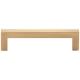 Hardware Resources 3" Center-to-Center Satin Nickel Square Stanton Cabinet Bar Pull