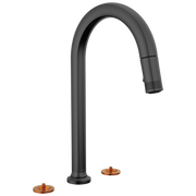 Brizo Kintsu® Widespread Pull-Down Faucet with Arc Spout - Less Handles