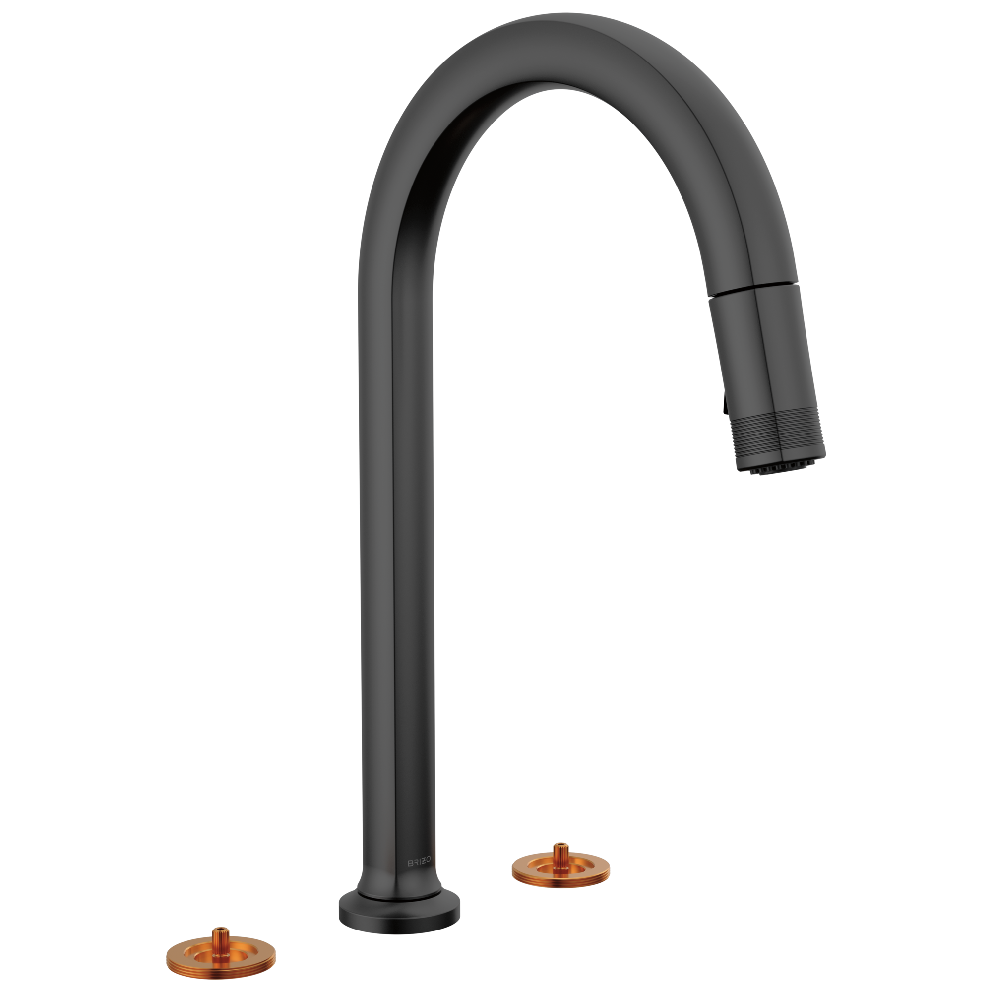 Brizo Kintsu® Widespread Pull-Down Faucet with Arc Spout - Less Handles