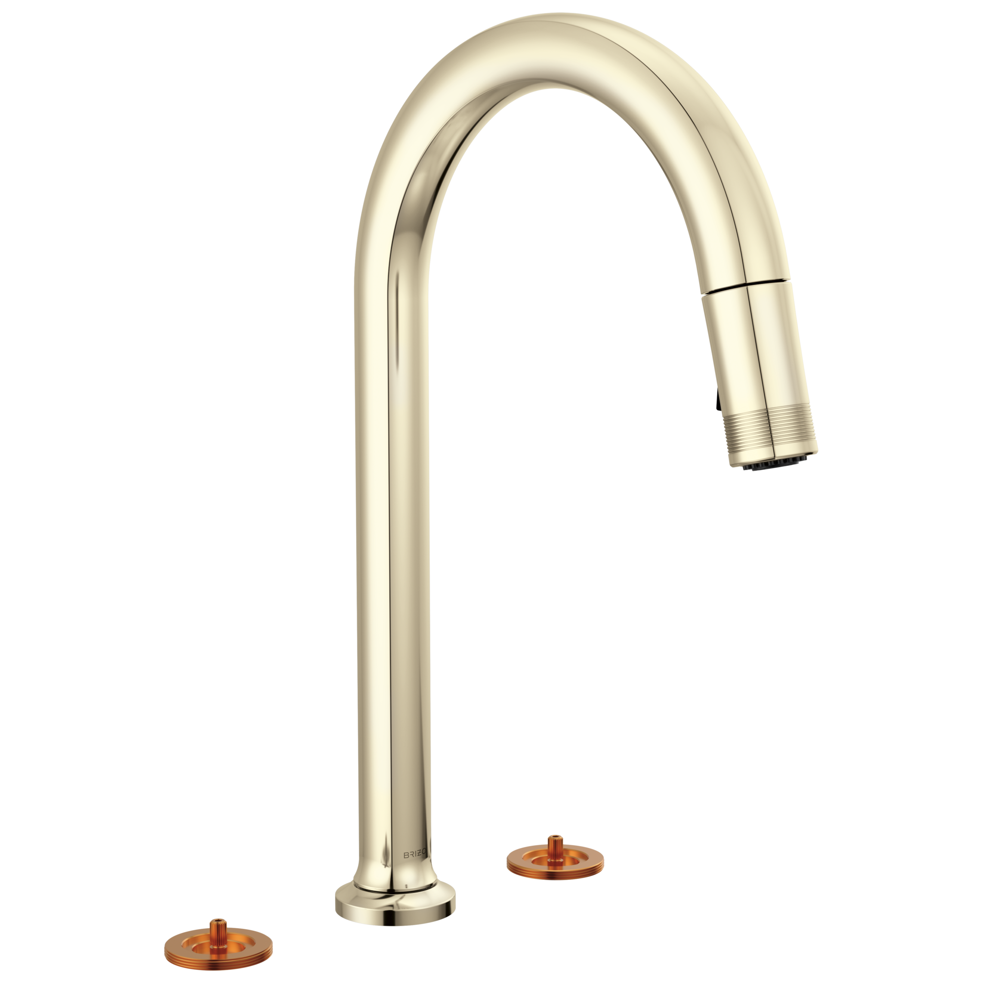 Brizo Kintsu® Widespread Pull-Down Faucet with Arc Spout - Less Handles