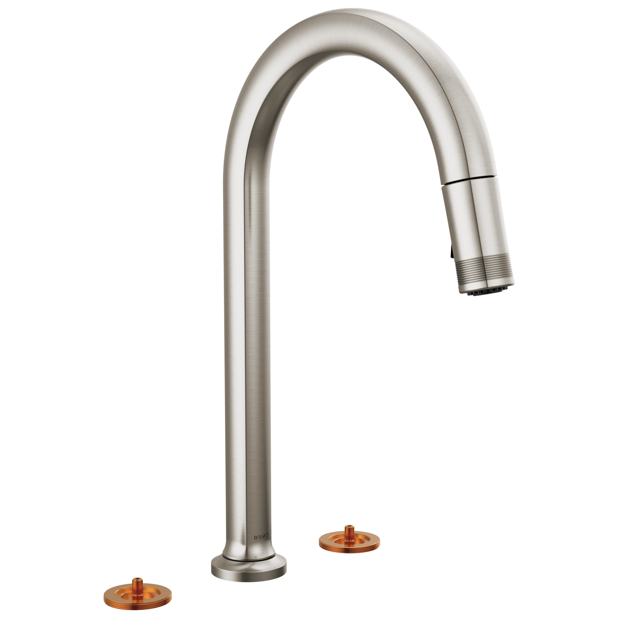 Brizo Kintsu® Widespread Pull-Down Faucet with Arc Spout - Less Handles