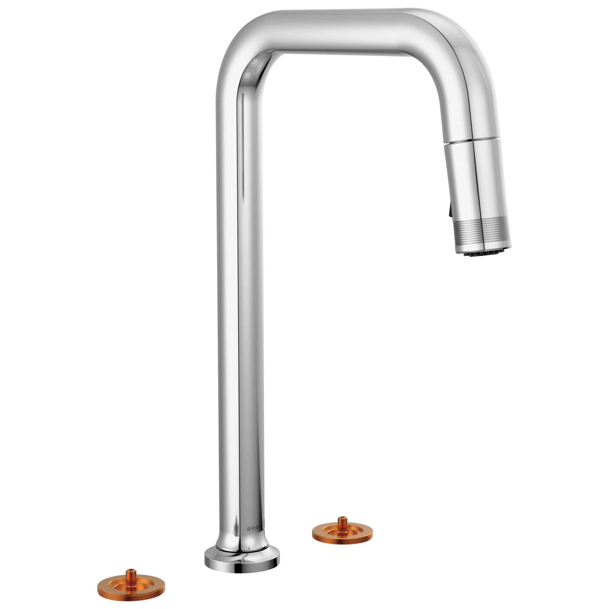 Brizo Kintsu® Widespread Pull-Down Faucet with Square Spout - Less Handles
