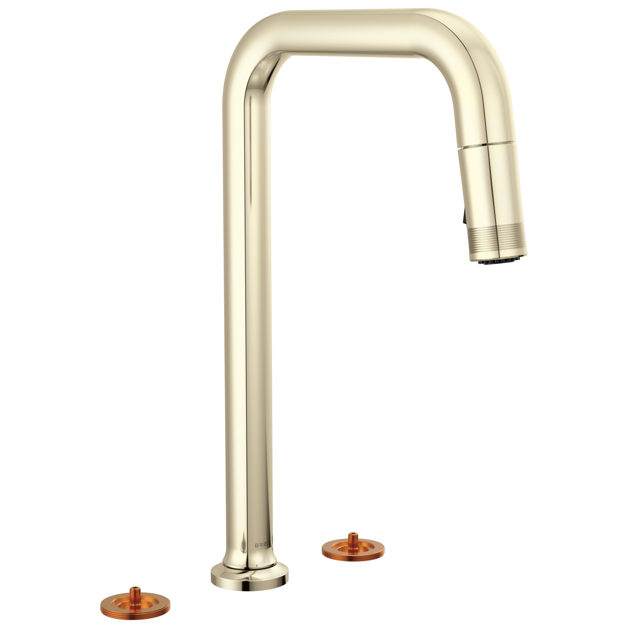 Brizo Kintsu® Widespread Pull-Down Faucet with Square Spout - Less Handles