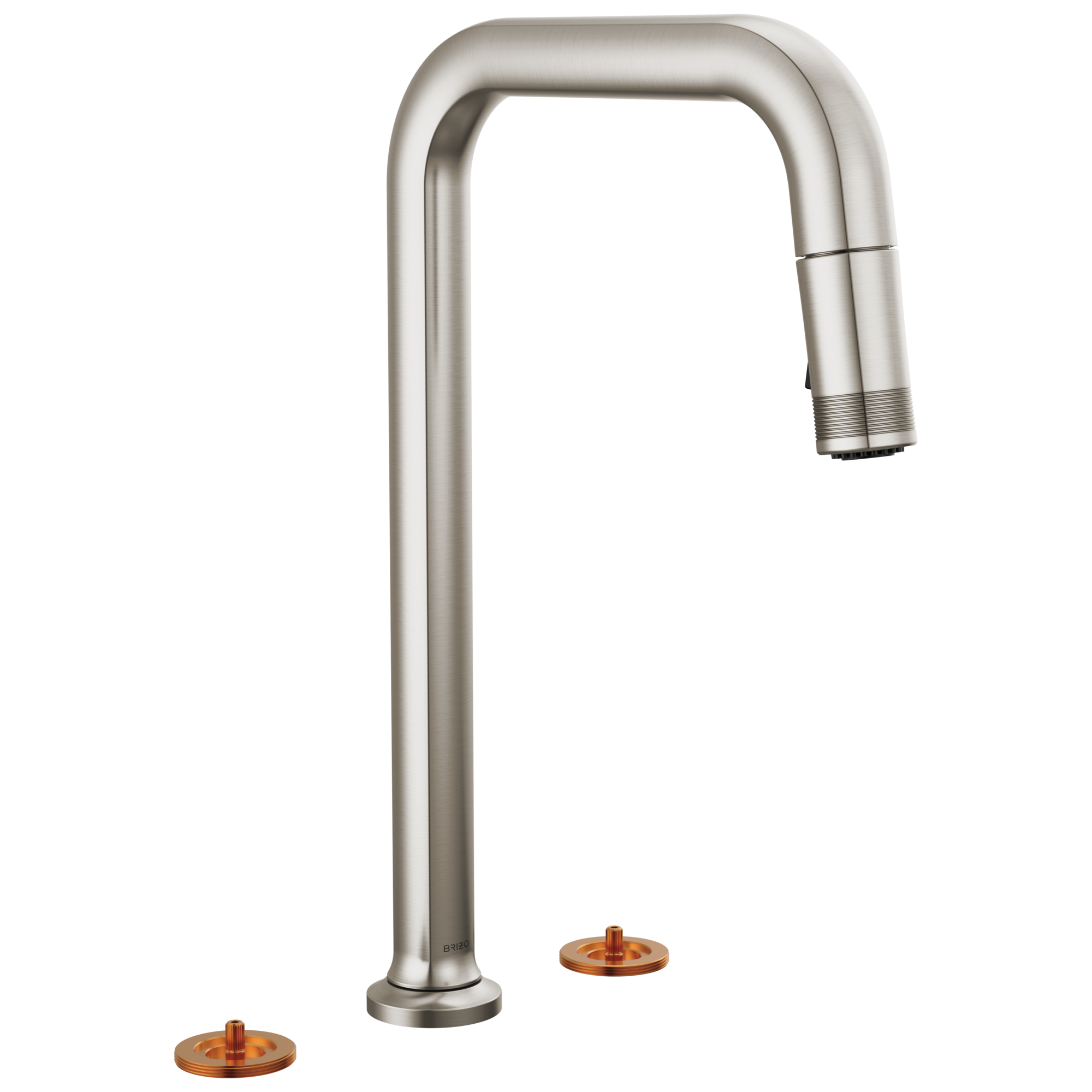Brizo Kintsu® Widespread Pull-Down Faucet with Square Spout - Less Handles