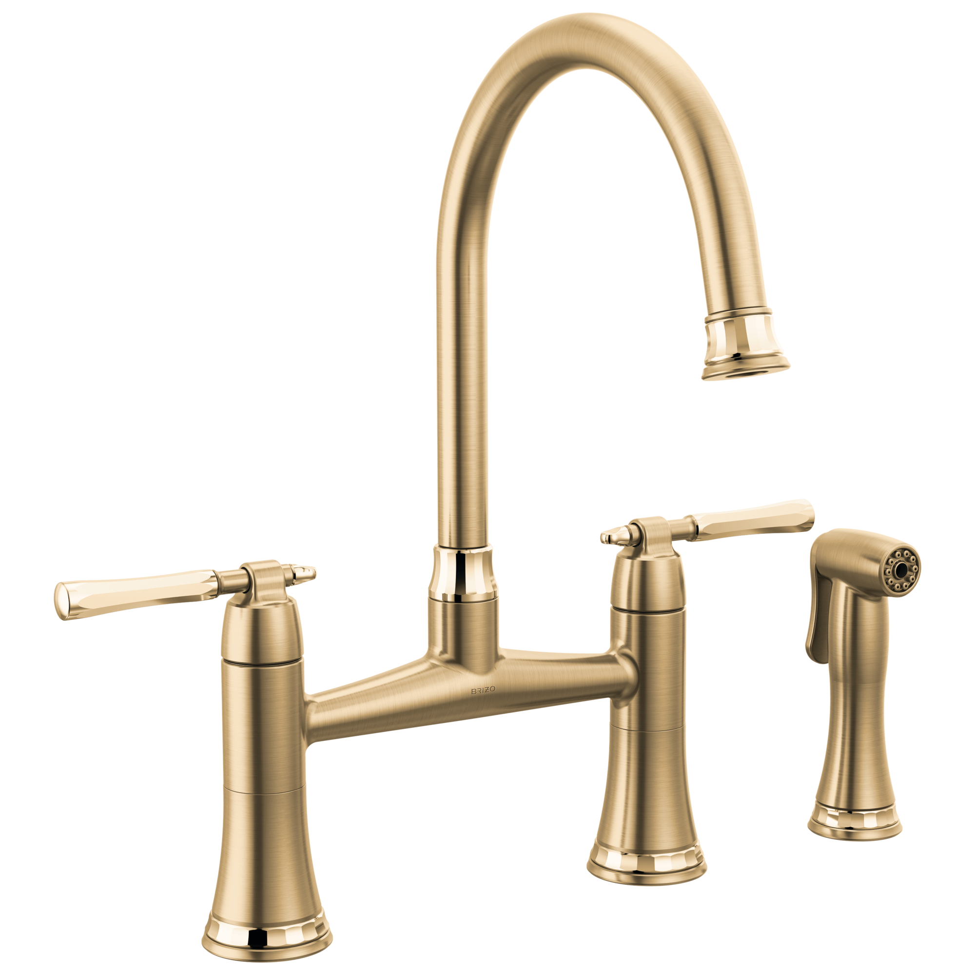 Brizo The Tulham™ Kitchen Collection by Brizo® Bridge Kitchen Faucet with Side Spray