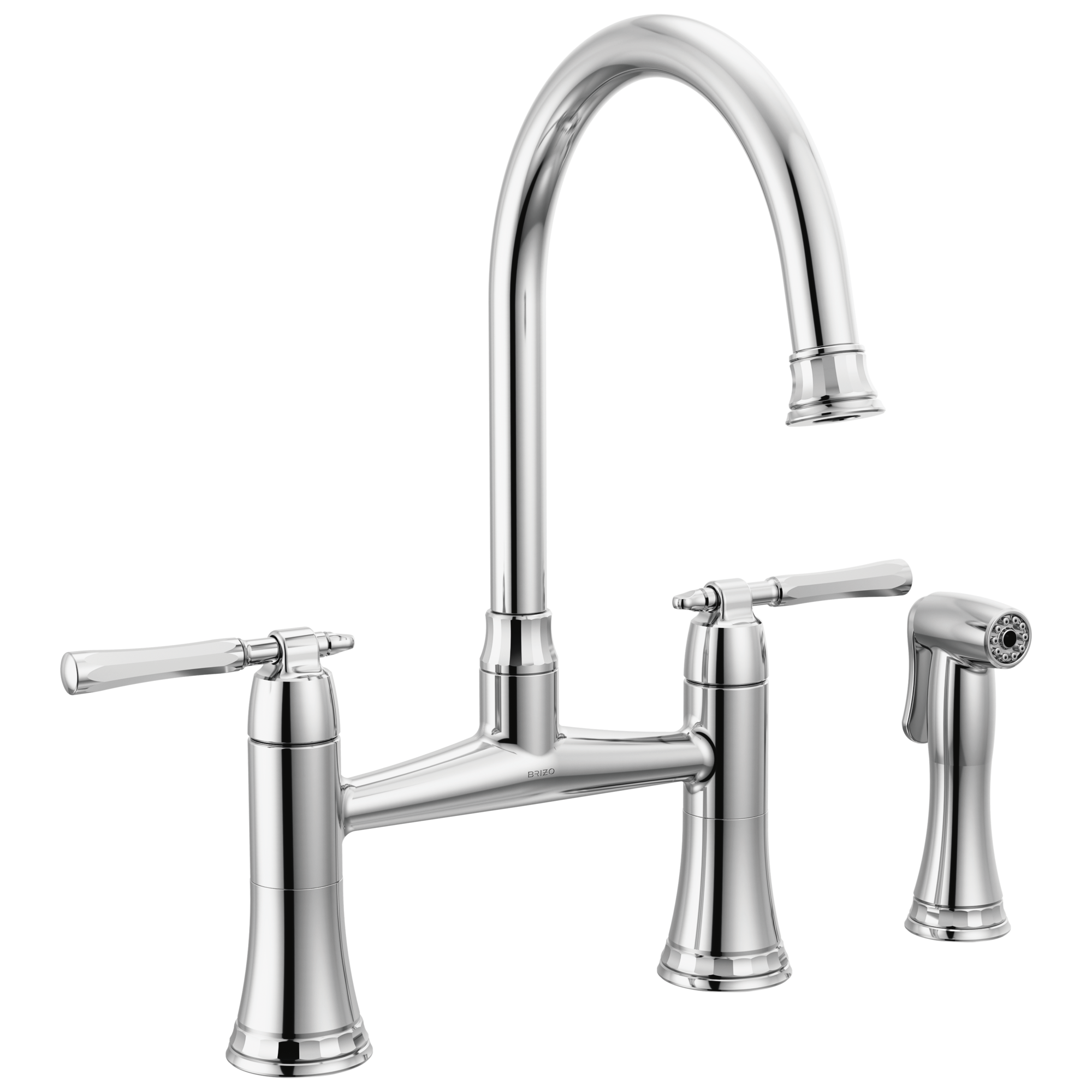 Brizo The Tulham™ Kitchen Collection by Brizo® Bridge Kitchen Faucet with Side Spray