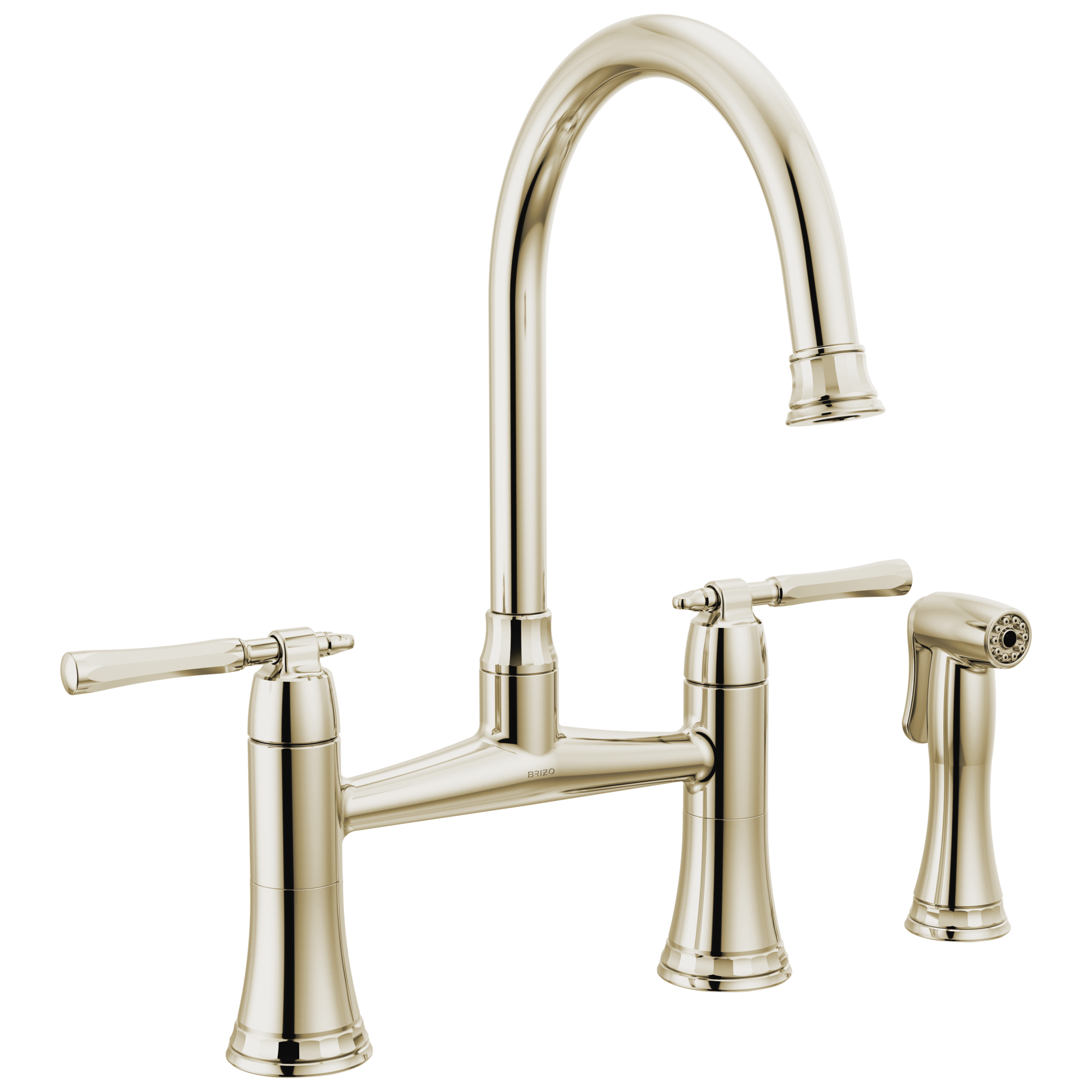 Brizo The Tulham™ Kitchen Collection by Brizo® Bridge Kitchen Faucet with Side Spray