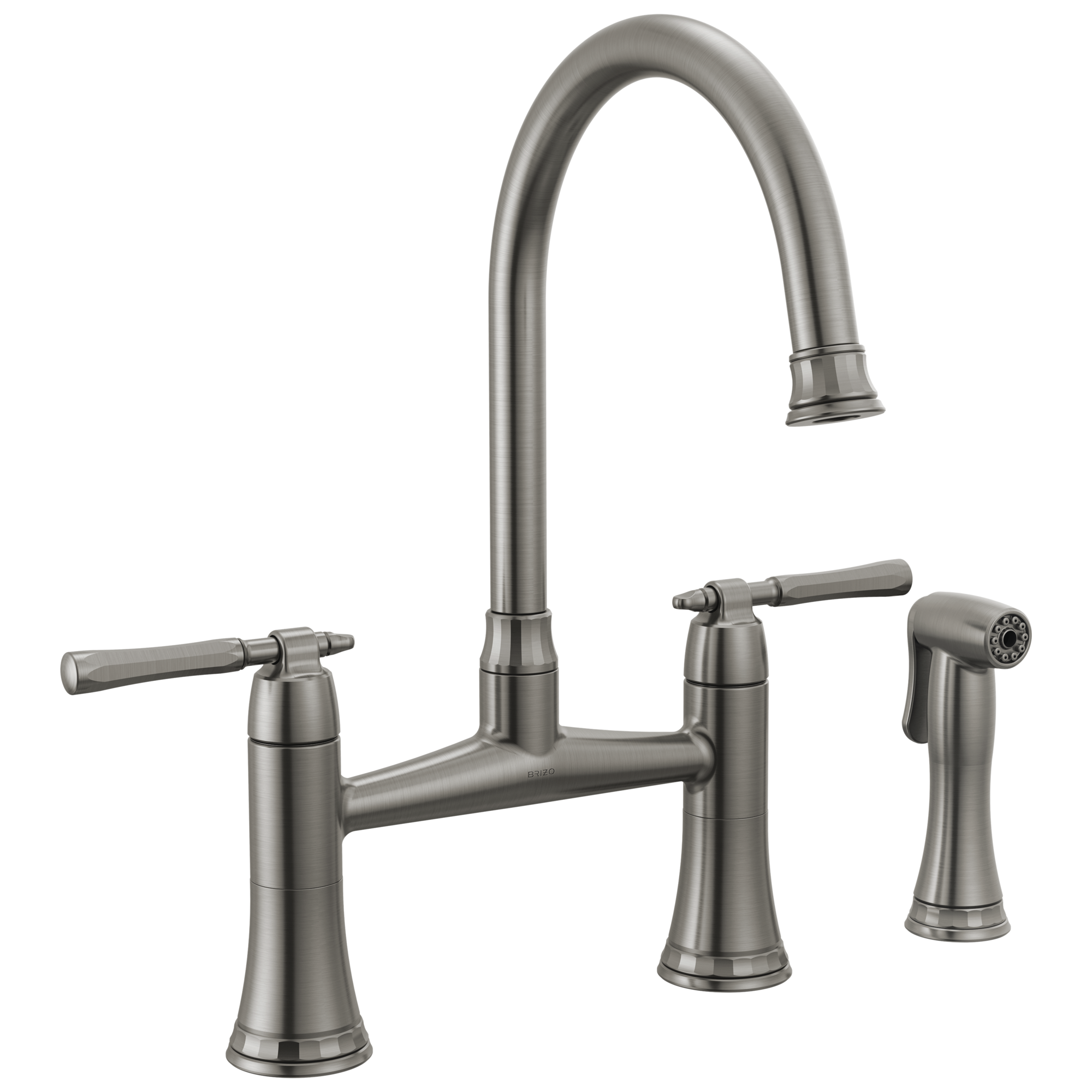 Brizo The Tulham™ Kitchen Collection by Brizo® Bridge Kitchen Faucet with Side Spray