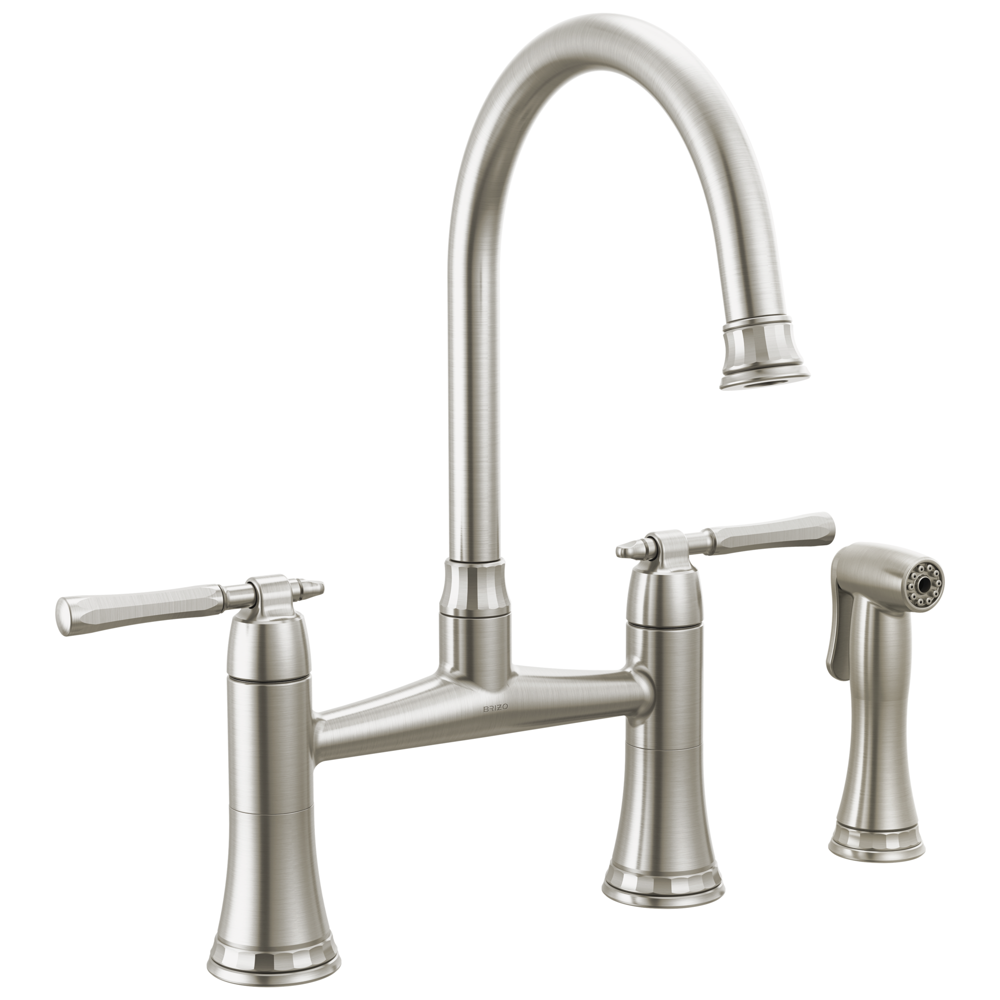Brizo The Tulham™ Kitchen Collection by Brizo® Bridge Kitchen Faucet with Side Spray