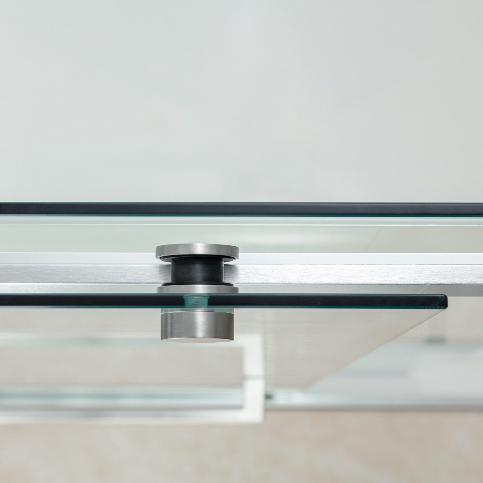WOODBRIDGE Frameless Bathtub Shower Doors 56-60" Width x 62"Height with 5/16"(8mm) Clear Tempered Glass, 2 Ways Opening & Double Sliding