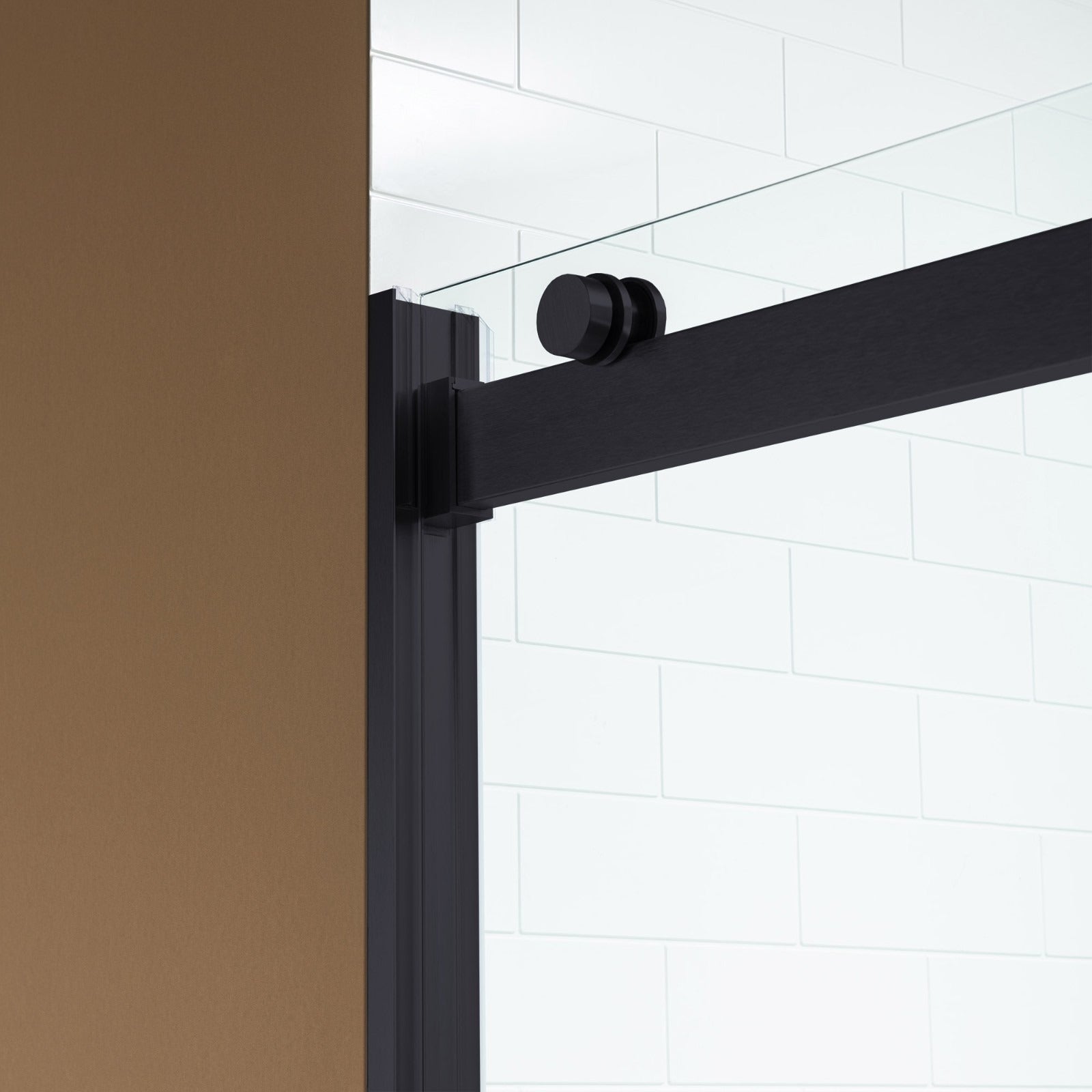 WOODBRIDGE Frameless Bathtub Shower Doors 56-60" Width x 62"Height with 5/16"(8mm) Clear Tempered Glass, 2 Ways Opening & Double Sliding, ASD6062