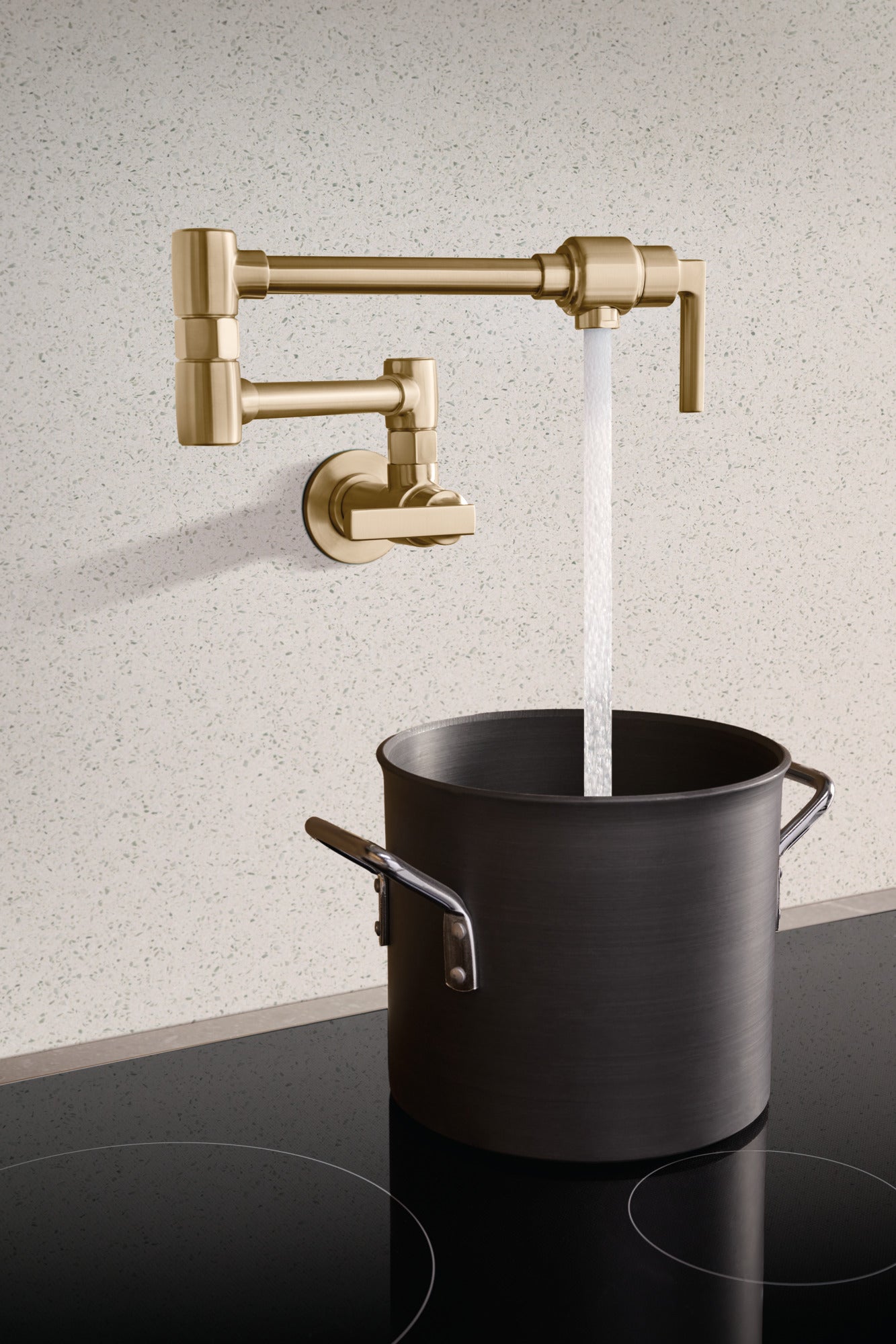 Brizo Kintsu® Wall Mount Pot Filler with Lever Handle