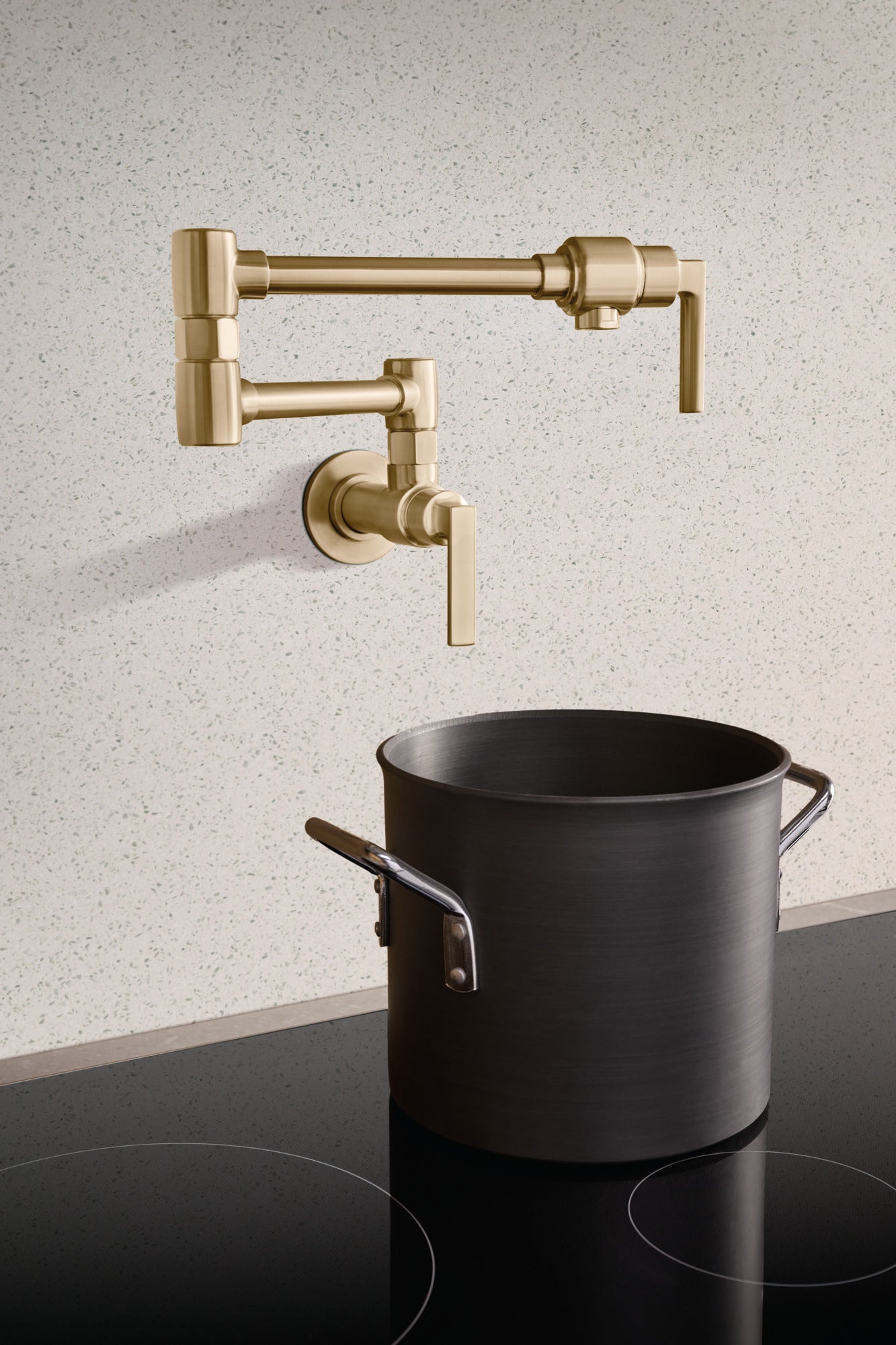 Brizo Kintsu® Wall Mount Pot Filler with Lever Handle