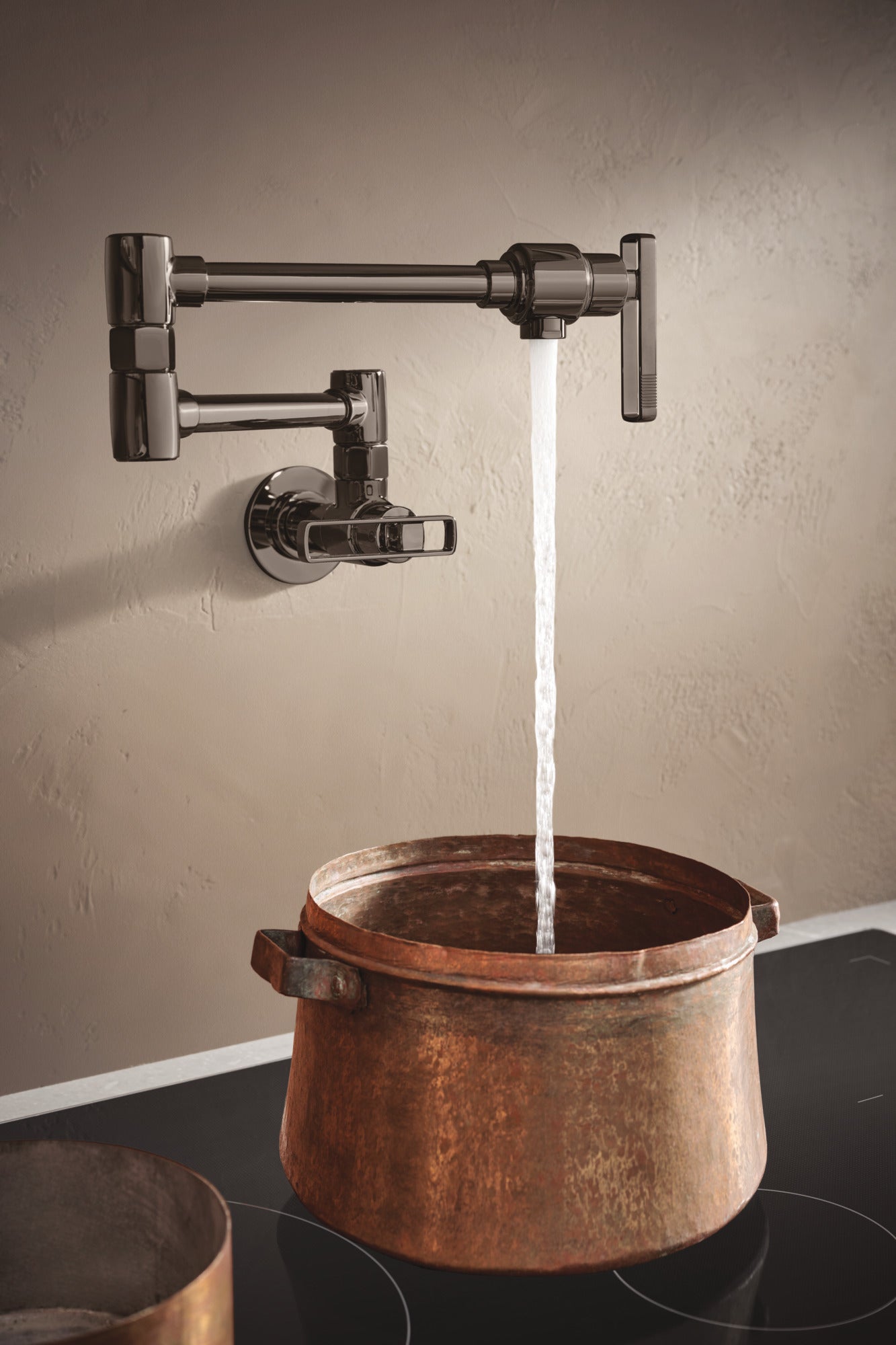 Brizo Kintsu® Wall Mount Pot Filler with Knob Handle