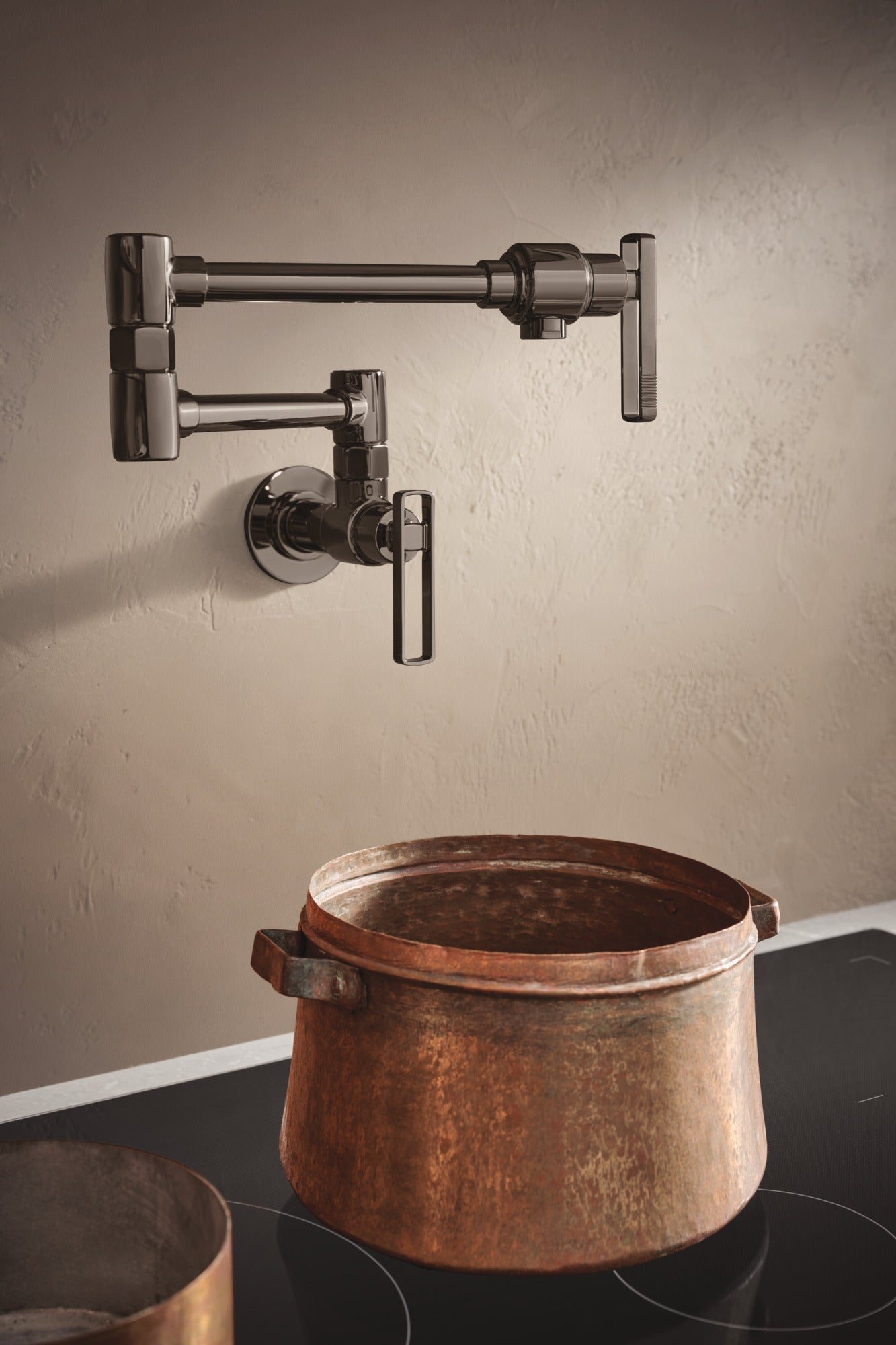 Brizo Kintsu® Wall Mount Pot Filler with Knob Handle