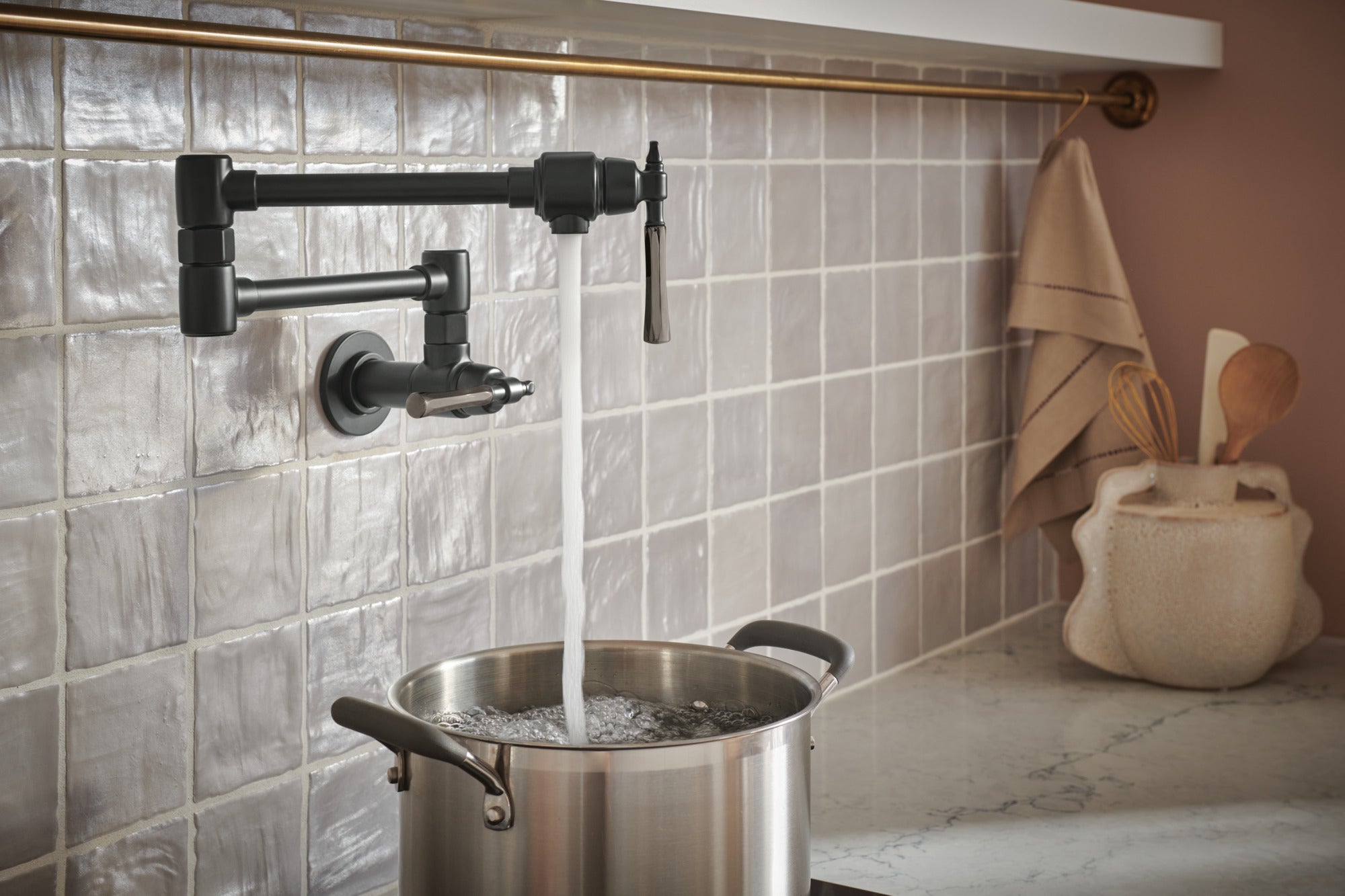 Brizo The Tulham™ Kitchen Collection by Brizo® Wall Mount Pot Filler