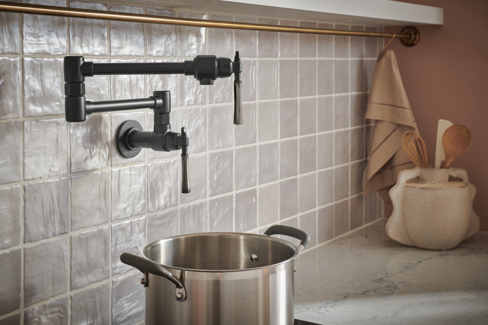 Brizo The Tulham™ Kitchen Collection by Brizo® Wall Mount Pot Filler