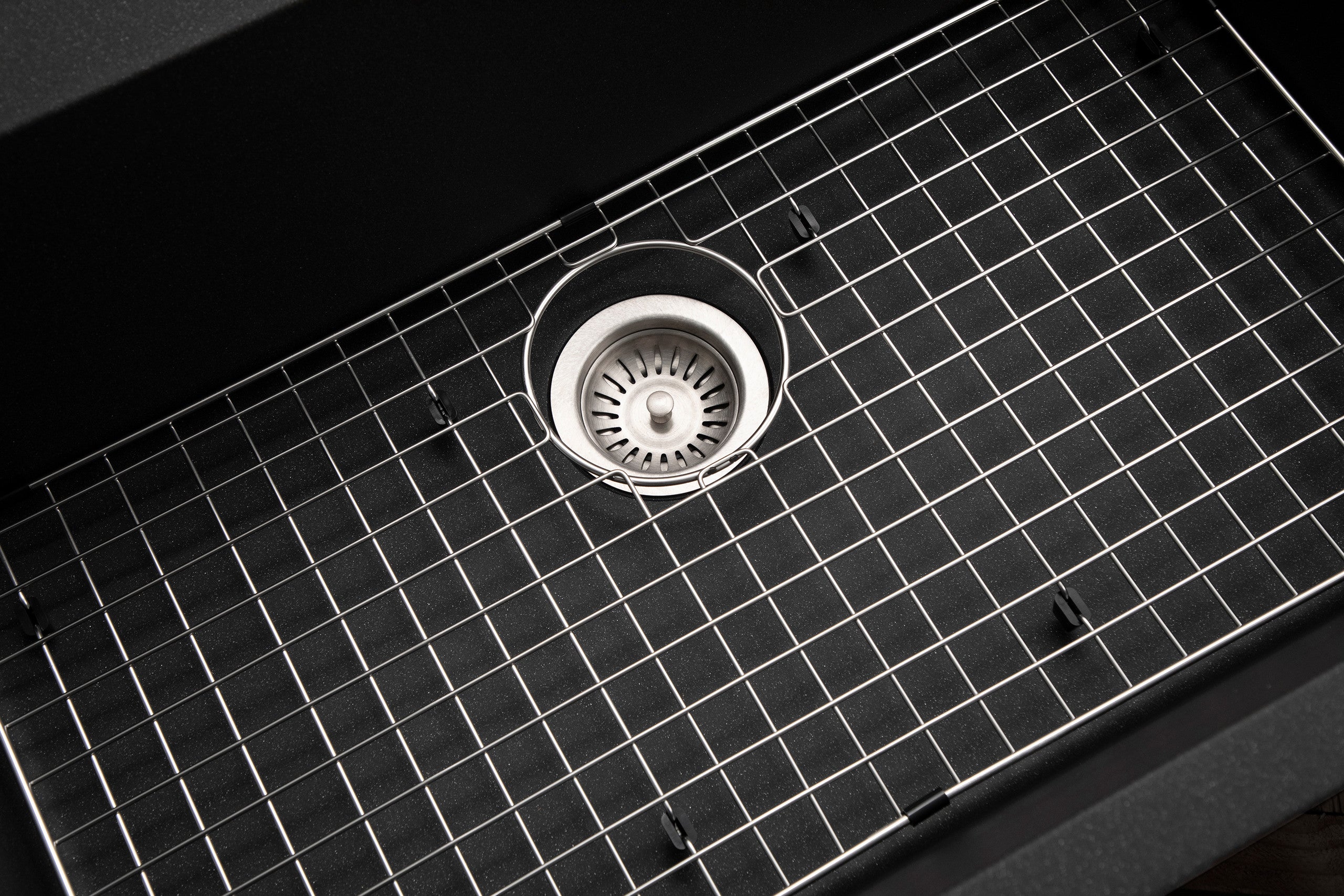 Houzer 629818 Stainless Steel Wirecraft Bottom Grid fits only Houzer Quartztone Granite Sink Models V-300 and V-300U