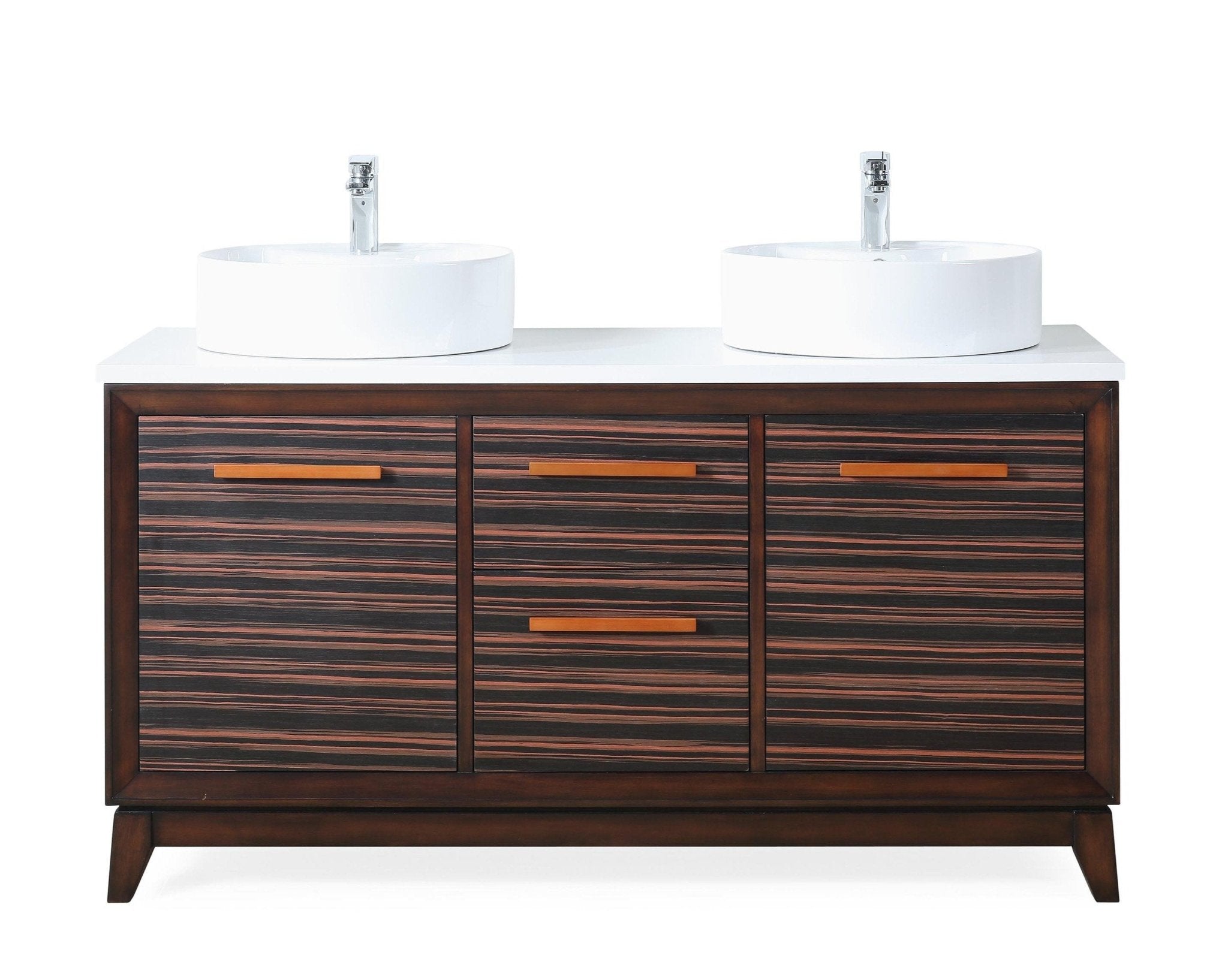 Chans Furniture TB-9466-V63 63" Tennant Brand Arturas double sinks Sink bathroom vanity - TB-9466-V63